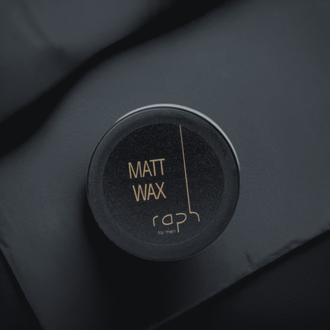 raph for men Matt Wax 100g, mattes Haarwachs für mittleren Halt, texturierten Look und gepflegte Kopfhaut mit Sheabutter.