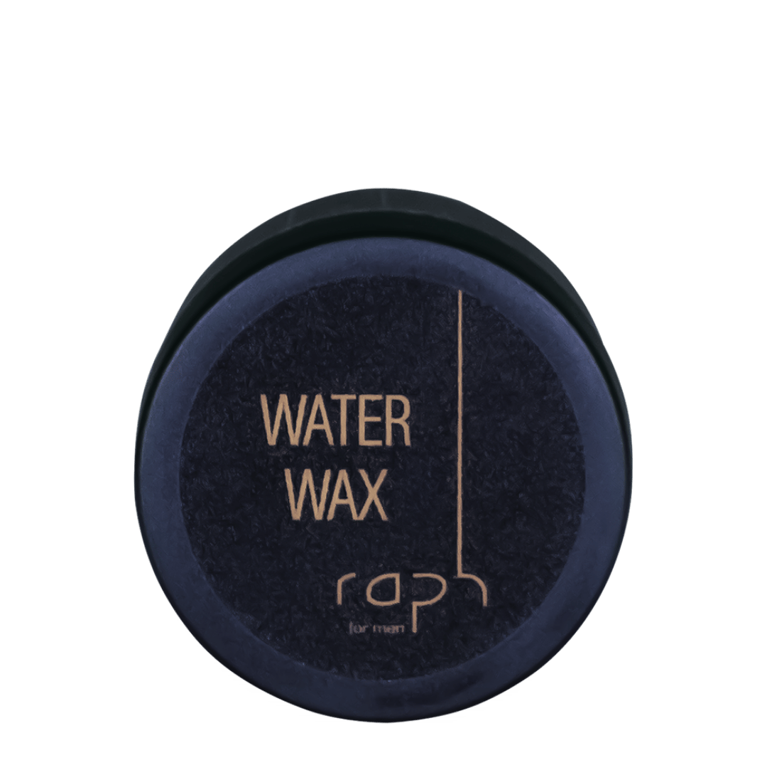 raph for men Water Wax 100g – Gel-Wachs für starken Halt und natürlichen Glanz. Perfekt abgestimmte Textur für flexible Looks, die auch nach Stunden umformbar bleibt. Ideal für einen lässigen Wetlook oder den eleganten Gentlemen-Stil. Auf Wasserbasis, leicht auswaschbar und geeignet für dickes Haar.